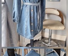 brand new denim dress
