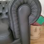 Italian leather Chesterfield 2/3 seater Image 2