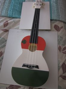 Brunswick BU50CIRE Ukulele Concert ABS Ireland Tricolour Flag