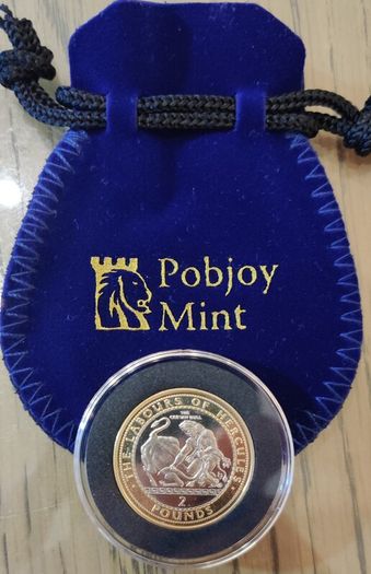 Gibraltar 2 pounds 2020 Hercules Series - The Cretan Bull