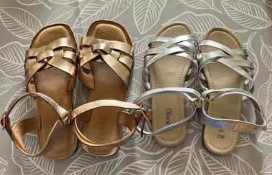 Girls sandals Size 3 Next and Size 2 Dunnes