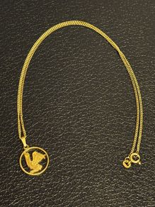 Sterling Silver Necklace with Pelican Pendant