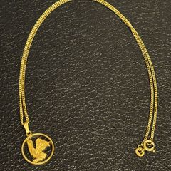 Sterling Silver Necklace with Pelican Pendant