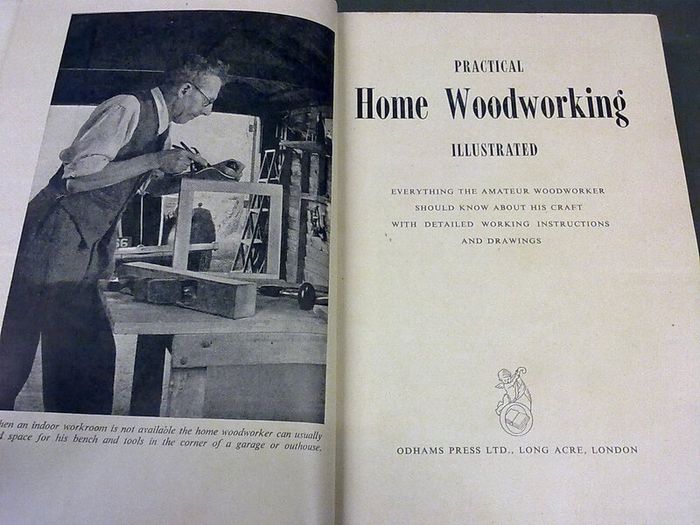 Practical Home Woodworking Illustrated. 1955
