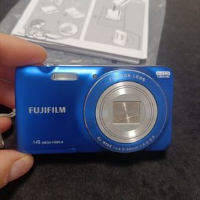 Fujifilm Finepix JZ100/Fujinon 8X Wide 8GB SD Camera Blue 14 Mega HD