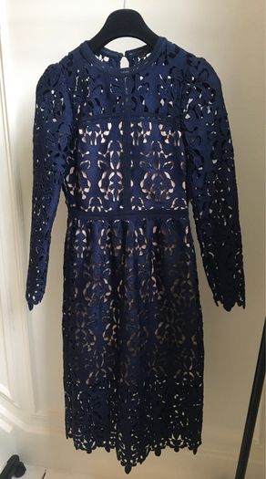 Navy Zara Dress - Size S - worn once