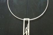 Silver Newbridge Swan lake Pendant &amp; Choker