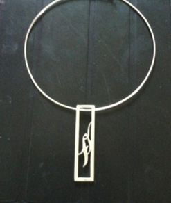 Silver Newbridge Swan lake Pendant & Choker