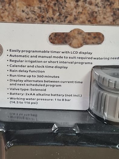 Flopro+ Digital hose timer automatic garden watering BRAND NEW