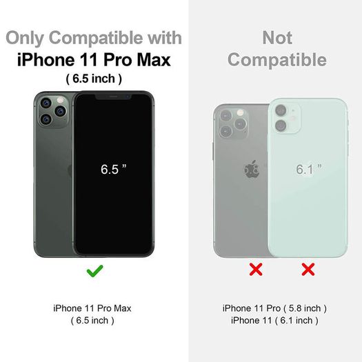 Liquid Silicone Case For iPhone 11 Pro Max Luxury Thin Soft Phone Cover New Black - FHT1IP11PMLK