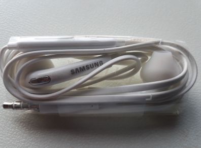 SAMSUNG EO-EG920BW White Genuine Samsung Headset Handsfree Headphone Earphone With Volume Control For Samsung Galaxy Phones