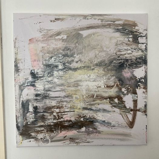 Original Abstract Painting Dublin Painting Room Anchor Neutral Styling Quiet Living Art