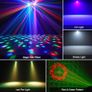 DJ Light with Stand, WorldLite 5-in-1 Party Bar Light Set with Magic Ball, Led Par, Red & Green Pattern, Strobe/UV, Portable Tripod DJ Stage Lighting System for Disco Gig Band Wedding Image 6