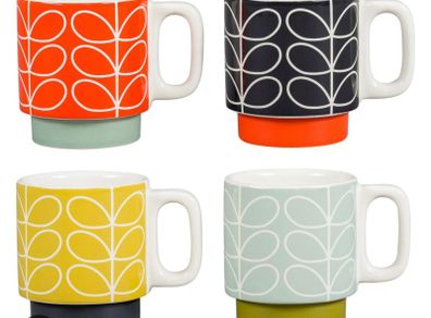 Orla kiely linear stem cups