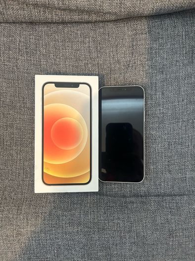iPhone 12, white unlocked, 64gb, 100% new battery!