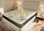 Small Double Cream Divan Bed