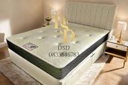 Small Double Cream Divan Bed