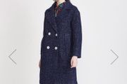 Savida speckled navy coat with white fleck size 12