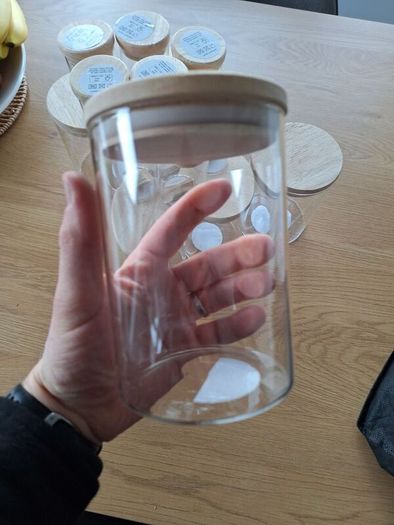 glass jars