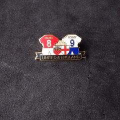 Rooney - Manchester United and England Team Jerseys , Lapel Pin Badge