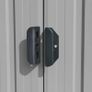 Garden Shed Grey 257 x 990x181 cm Galvanised steel Image 4