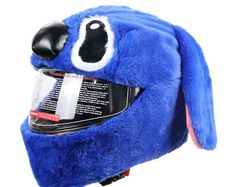 Helmet Protection Headgear Cover Cartoon Fluffy Plush Set For Motorcycle Full-Face Protective Case Motorbike Safety Trendy