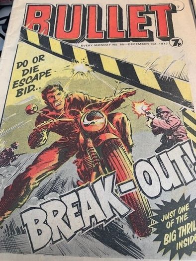 Bullet - UK Comics Issues 95, 108,112, 113,136 Dec 1977- Sept 16th 1978-DC Thompson
