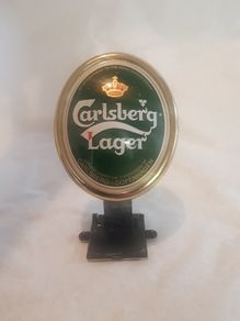 Carslbergs tap font accessorie ,,few marks ,see condition, over all good condition,,collectors item,buyer collects or pays thank you
