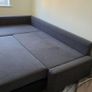IKEA Friheten sofa bed and Bemz Custom Pink thick Corduroy sofa cover Image 2