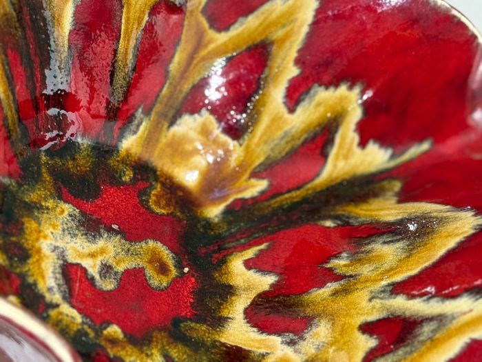 Large Vintage Vallauris Style Studio Pottery Bowl
