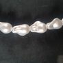 Faux Fresh Water Baroque Keshi Pearl Necklace Image 3