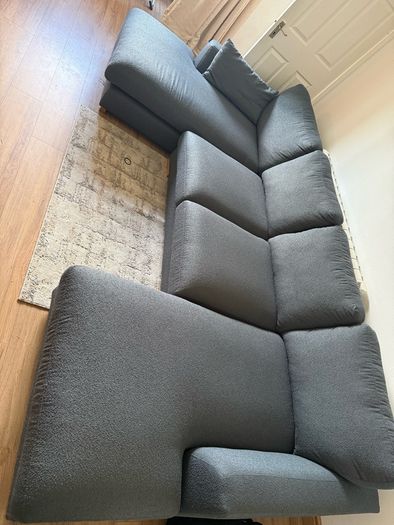 Double Ended Chaise Sofa & Cuddler Chair