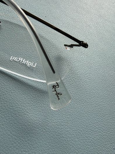 Ray Ban Optics Lightray RB8755 / RX8755 Eyeglasses Glasses- Gunmetal with Demo Lenses - As New