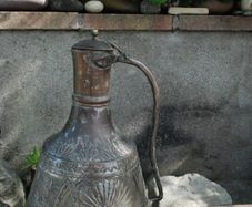 Antique Copper Amphora /Jug Hand Hammered