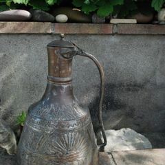 Antique Copper Amphora /Jug Hand Hammered
