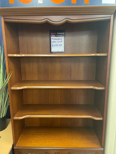 Mahogany Wall Unit with Storage