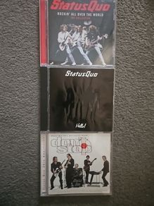 Status Quo. 3 albums Collection: Rockin' All Over The World / Hello! / Don"t Stop.