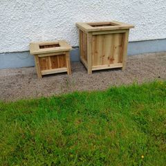 wooden planters
