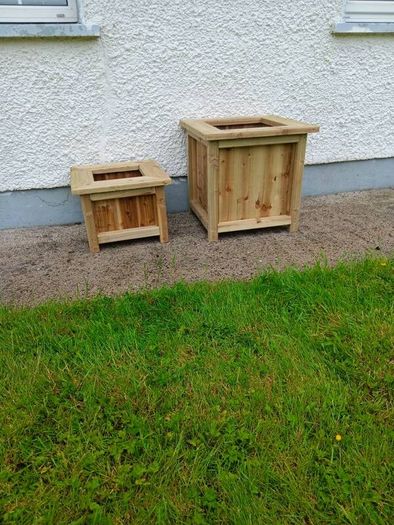 wooden planters