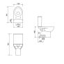 Cersanit PARVA 020 Toilet Semi Back to Wall Image 3