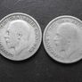 Great Britain. George VI. 2 Silver Shillings (1935+1936) Image 3