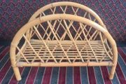 Bamboo Magazine Rack