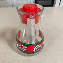 Coca Cola Glass jug with Ice Container