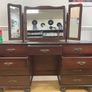 Vintage Mahogany Dresser with Mirror Image 2