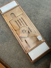 bath caddy bamboo new