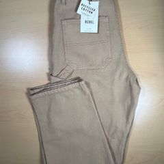 Redefined Rebel Worker Jeans - W30 L32 - Loose Fit - Khaki - BNWT - Carpenter