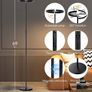 Modern Stepless Dimmable Standing Lamp 3000-6000K,20W LED Rotatable Reading Standing Light,Touch&Remote Control Uplighter Floor Lamp for Living Room Bedroom Office (FREE POSTAGE) Image 3