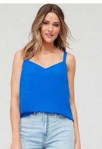 Blue Vest Top. New