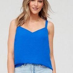 Blue Vest Top. New