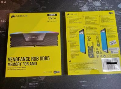 32gb Corsair Vengeance Rgb Ddr5-6000 Ram